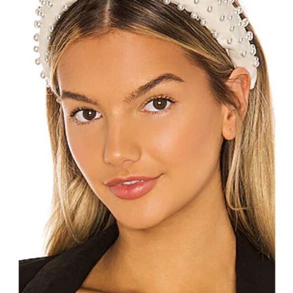 ? LELE SADOUGHI Pearl Knotted Woven Headband | Ivory | NWT ?